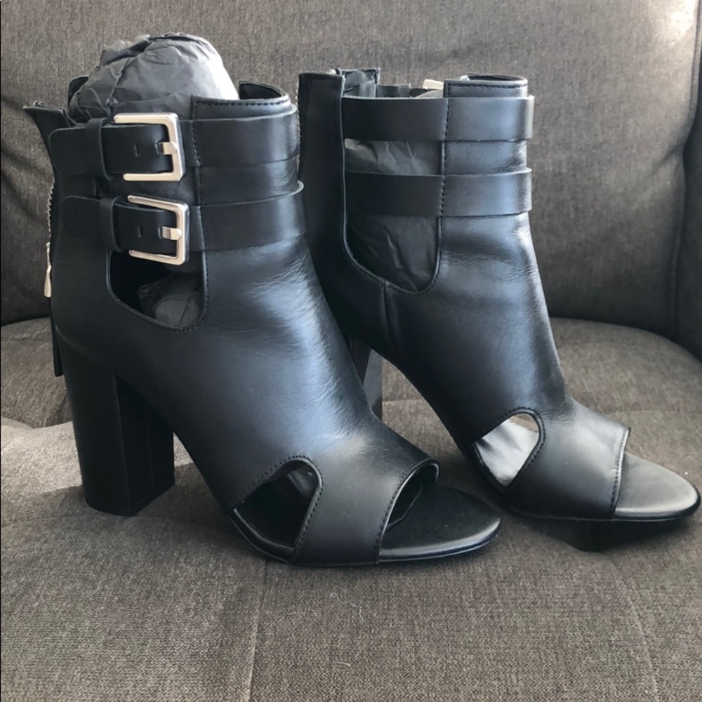 Black Zara heel with open toe